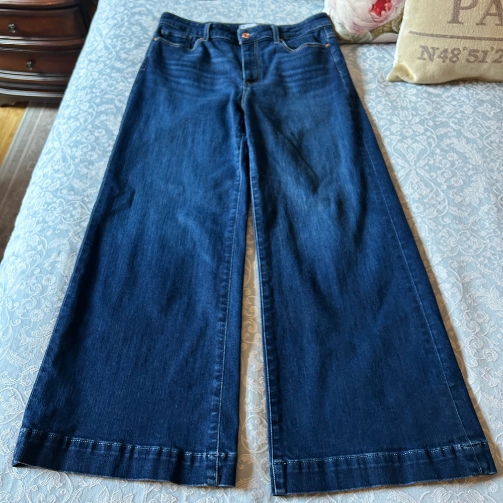 PAIGE Dark Indigo Flare Jeans